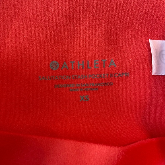 Red-orange pants, size x small - Picture 4 of 4